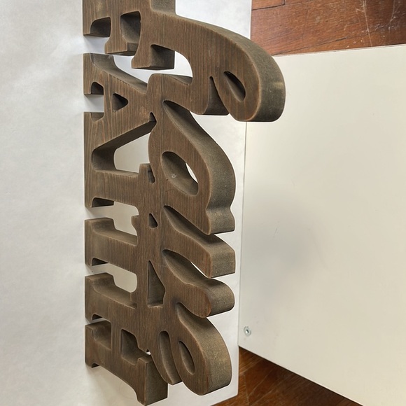 COPY - have FAITH wood decoration - Picture 3 of 5